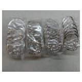 (UNUSED) FillTouch 24 Set Ramadan Napkin Rings Eid Mubarak Kareem Letter Metal Napkin Holder Muslim Alphabet Buckles Table Decor for Islamic Party(Silver,Ramadan Kareem)