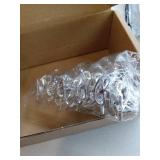 (UNUSED) FillTouch 24 Set Ramadan Napkin Rings Eid Mubarak Kareem Letter Metal Napkin Holder Muslim Alphabet Buckles Table Decor for Islamic Party(Silver,Ramadan Kareem)