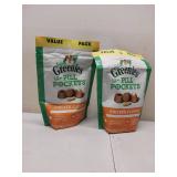 FACTORY SEALED - 2 Pack- Greenies Feline Pill Pockets Chicken Flavor Value Pack (Best by:August 14, 2025)