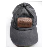 (UNUSED) Black Baseball Cap with leather patch - Everyone Relax I Have a Master