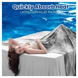 FACTORY SEALED - Topcee Cooling Throw Blanket for Night Sweats Decorative Tie Dye, Absorbs Heat to Keep Cool on Warm Nights, Q-Max 0.5 Cooling Blankets for Hot Sleepers, Cool Lightweight Sofa Throw Bl