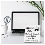 FACTORY SEALED - THRXOBN Difference Maker Gift for Mentor, New Chapter Gifts for Mentor, Congratulation Gifts for Mentor,New Job Gift for Mentor, Appreciation Gifts for Mentor,WLK35