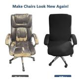 FACTORY SEALED - Melaluxe Office Chair Cover with Armrest Coversï¼ Universal Stretch Desk Chair Cover, Computer Chair Slipcovers (Size: L) - Teal Blue