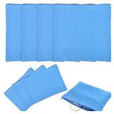 FACTORY SEALED - DIVINA VITAE 8Pcs Anti Tarnish Jewelry Storage Bads, Large Tarnish Remover Silver Protector Zipper Bags Pouches for Sterling Silver Silverware Flatware Vase Polishing(2 Sizes)