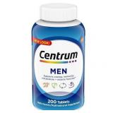 FACTORY SEALED - Centrum Men Multivitamin/Multimineral Supplement Tablets - 200 ct