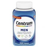 FACTORY SEALED - Centrum Men Multivitamin/Multimineral Supplement Tablets - 200 ct