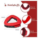 (UNUSED) Scrub Brush, 2 Pcs Spin Mop Scrub Brush Head Compatible for O Cedar EasyWring 1-Tank System, Hard Bristle Cleaning Brush for Bathroom, Kitchen, Tub and Tile