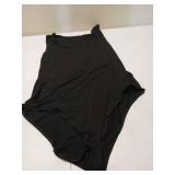 (UNUSED) DSPSAM Sleeveless Tank Tee Shirts for Women Plus Size Bodysuit for Women Black Body Suit Shapewear Cosplay Costumes (Black, X-Large)