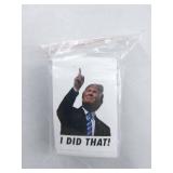 (UNUSED) 100pcs Trump I Did That Stickers Gas Pump Stickers Decal, Anti Trump Stickers
