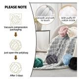 Wadser 2 Pcs Knot Pillows, Black Knotted Ball Pillow Plush Throw Pillows for Bed Sofa Couch, 11 Decorative Round Pillow Cushions(2 Pack)"