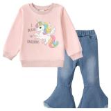 FACTORY SEALED - Mikrdoo Baby Girl Clothes 18-24 Months Fall Winter Outfits for Toddler Infant Jeans Christmas Western Girls