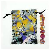 FACTORY SEALED - Rollooo Rainbow(2) DND Dice Set with Matching Velvet Drawstring Bag for Dungeons and Dragons Role Playing Table Game