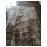 White, Gray & Granite Area Rug (6ft x 9ft) See Photos