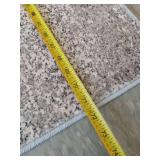 White, Gray & Granite Area Rug (6ft x 9ft) See Photos