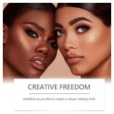 FACTORY SEALED - G G Colors 6 PCS Glitter Freckles Face Tattoos, Gold Face Glitter Sparkle Freckles Star Freckles, Glow Up Sparkle Makeup Patches (6PCS-star)