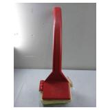 (UNUSED) Grill Rescue BBQ Replaceable Scraper Cleaning Head, Bristle Free - Durable and Unique Scraper Tools for Cast Iron or Stainless-Steel Grates, Barbecue Cleaner (Non Scraper Brush)