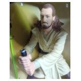 Star Wars Episode 1 - Mega Collectible Qui-Gon Jinn 12  Action Figure, #49811 w/COA