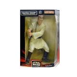 Star Wars Episode 1 the Phantom Menace Mega Collectible 13 Inch Tall Action Figure - Obi-Wan Kenobi, #48719 w/COA