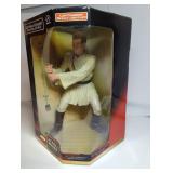 Star Wars Episode 1 the Phantom Menace Mega Collectible 13 Inch Tall Action Figure - Obi-Wan Kenobi, #48719 w/COA