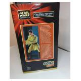Star Wars Episode 1 the Phantom Menace Mega Collectible 13 Inch Tall Action Figure - Obi-Wan Kenobi, #48719 w/COA