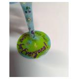 Hand Painted Decorative Wine Glass Set of 4