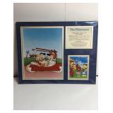 The Flintstones Limited Edition Collector Plate # LA 9873, & Matted Images w/ Description