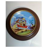 The Flintstones Limited Edition Collector Plate # LA 9873, & Matted Images w/ Description
