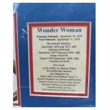 Wonder Woman 1970s TV Series Memorabilia Collection - 5 piece wall set