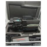 Panasonic Omnimovie VHS Camcorder with Case and Accessories