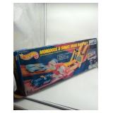 1970s Hot Wheels Mongoose & Snake Drag Race Set, no cars, New track & Decals