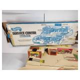 1980s Hot Wheels Service Center Foldaway Garage Playset