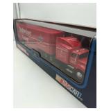 NASCAR 1:43 Scale Budweiser Racing Team & Motorcraft Race Team Transporters Semi Trucks