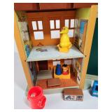 1970s Fisher-Price Play Family Sesame Street Playset #938