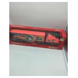 1993-1994 NASCAR Racing Champions Team Transporter Set, 2 Semi Trucks - Maxwell House & Tide