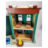 1970s Fisher-Price Play Family Sesame Street Playset #938