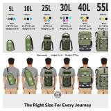 Waterproof Dry Backpack & Phone Case- Large Floating Dry Bag for Kayaking, Travel, Hiking, Fishing, Camping, Motorcycles & Beach, Heavy-Duty Roll Top Men/Women (Black) - Retail: $45