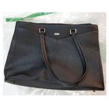Laptop Tote Bag for Women 15.6 Inch Waterproof Leather Computer Bags Business Office Work Briefcase Black - Retail: $24