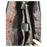 Laptop Tote Bag for Women 15.6 Inch Waterproof Leather Computer Bags Business Office Work Briefcase Black - Retail: $24