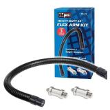 Vidpro FA-22 Heavy-Duty 22-inch Flex Arm Kit - Stiff Yet Flexible Mounting for Mobile Phones, Cameras, Microphones, Lighting and More Fits Most Stands Tripods Rigs Grips and Clamps Holds Up to 3 Lbs. 