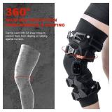 Knee Brace Undersleeve - Knee Undersleeves for Women & Men Leg Undersleeve for Knee Brace, Closed Patella, XL (Pack of 1) - Retail: $10