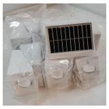 Solar Fence Lights Outdoor Waterproof High Brightness LED Spot Lens Deck Lights 7 Mode Warm & Cool White RGB Solar Powered Wall Lighting Decor for Outside Patio Step Backyard Railing - 12 Pack(White) 