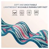 5 Pack Stretchy Nylon Compatible with Fitbit Charge 6 Bands/Fitbit Charge 5 Bands for Women Men, Elastic Adjustable Straps Sport Replacement Wristbands for Fitbit Charge 5/6 Watch - Retail: $16