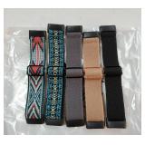 5 Pack Stretchy Nylon Compatible with Fitbit Charge 6 Bands/Fitbit Charge 5 Bands for Women Men, Elastic Adjustable Straps Sport Replacement Wristbands for Fitbit Charge 5/6 Watch - Retail: $16