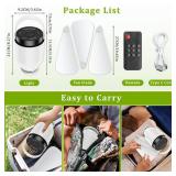 2 in 1 Camping Fan with LED Lantern, Rechargeable Camping Lights with Remote Control, Portable Outdoor Umbrella Ceiling Fan with Dimmable Light Hanging Outside for Patios, Tent, RVs, Gazebo - Retail: 