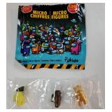 Amongâ¯Us Micro Figures â Blind Bag of 3 Officially Licensed Crewmate & Imposter Mini Figures (138 to Collect + Metallic & Glow-in-The-Dark Surprise)