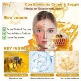 Bee Venom Skin Restoration Cream, Bee Venom Skin Treatment Cream, Repair and Wrinkle Reducing Comprehensive Moisturizer for All skin Types 2PC. One Opened One Factory Sealed. - Retail: $14