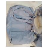 Tote Bag for Women, Travel Essentials Large Tote Bag with Zipper, Top Handle Handbag for Travel, Work (Blue) - Retail: $22