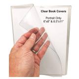 Ashley Productions Smart Poly Clear Book Cover, 6 x 8", ASH10570"