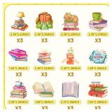 36 PCS Books Cake Toppers, Cupcake Toppers, Party Decorations, Birthday Supplies, Book Club Decorations, Favors & Gifts