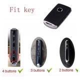 Mazda Key Fob Cover 360 Degree Full Protection Key Case Key Shell Compatible with 2019-2025 Mazda 3, Mazda 3 Hatchback, 2020-2025 Mazda CX-5, CX-30, CX-9-Silver(pink)